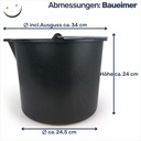 Baueimer-12-Liter-Betoneimer-Moerteleimer-mit-Ausguss-und-Skala-Betoneimer-Maurerkuebel--Kuebel--Baueimer--Baueimer-12-Liter--Moerteleimer--Wassereimer--Maurereimer-gravidus-11301_5.jpg