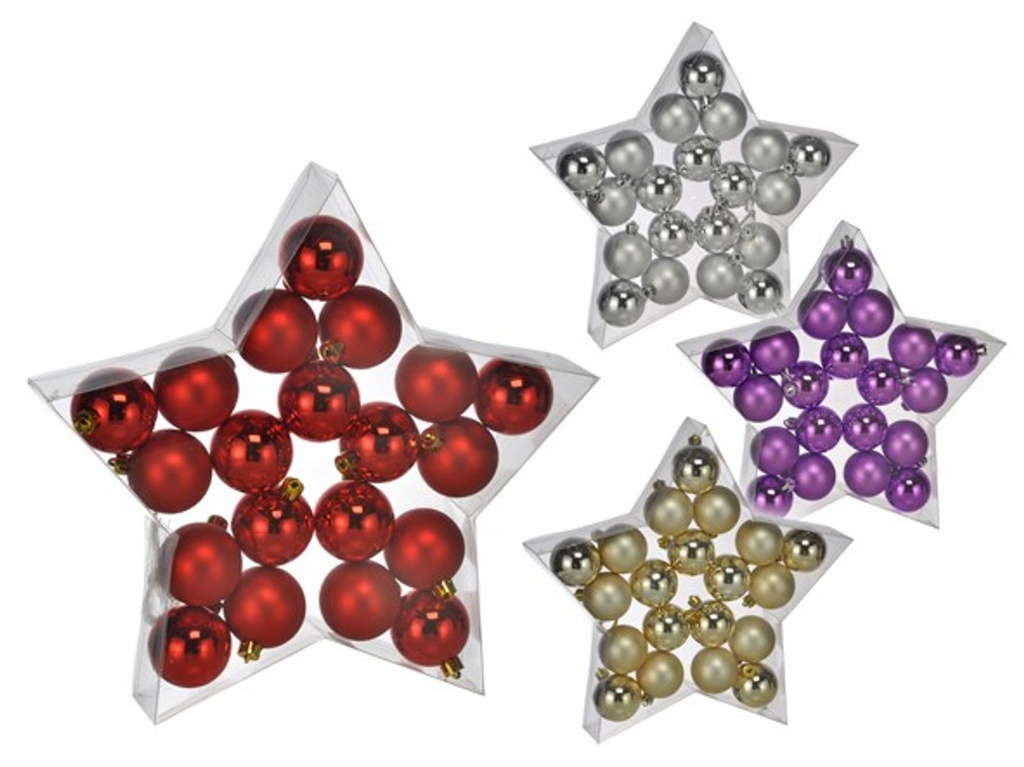 20x Christbaumkugeln Weihnachtsdeko