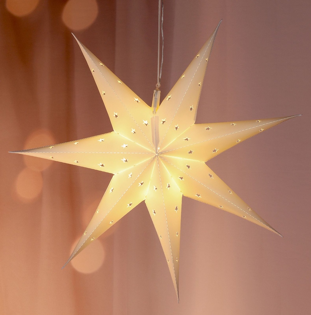 LED Weihnachtsstern mit Auto-Timer Adventsstern Leuchtstern Dekostern Stern Fensterdekoration