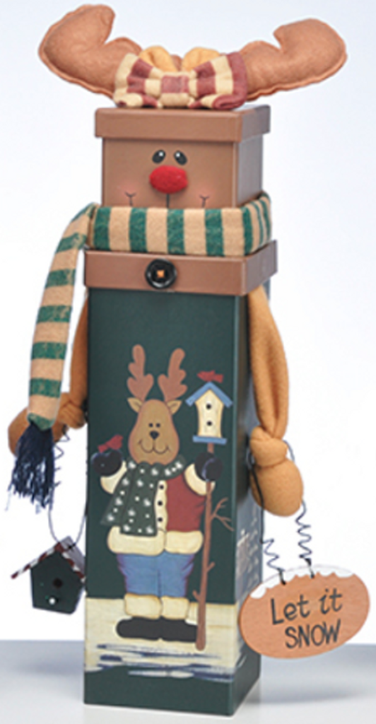 Flaschenkarton Weihnachtsmotiv