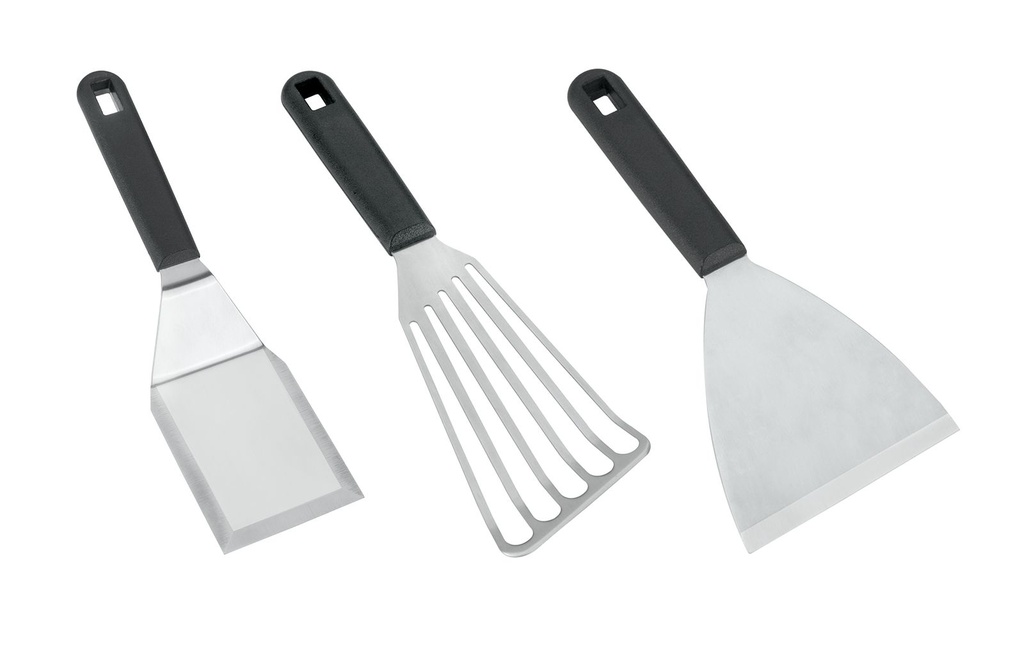 Edelstahl Grillbesteck Pfannenwender Wender Fischwender Spachtel