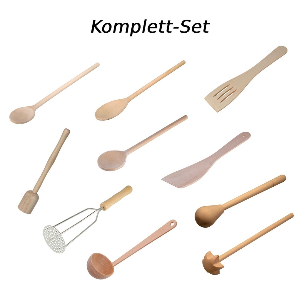 Holz Küchenutensilien Set