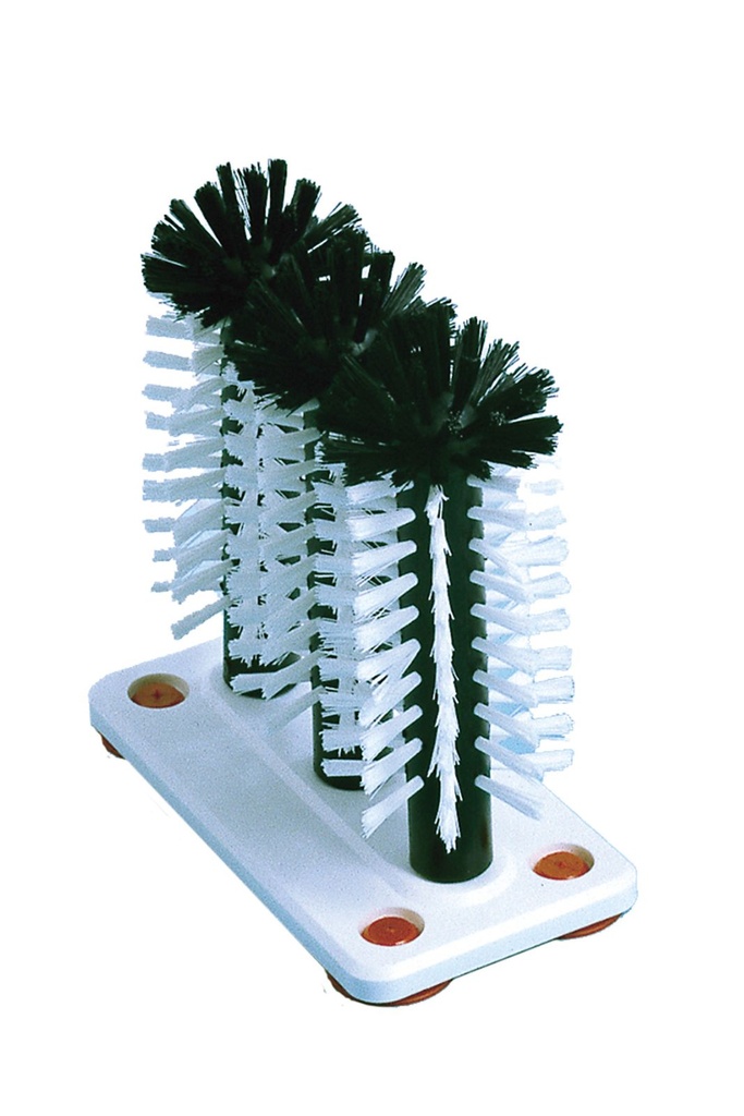 Gläserspüler 3 Bürsten Spülbürsten mit Saugplatte Gläserbürste spülen