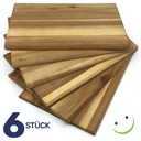 Frühstücksbretter Brettchen Holzbrettchen aus Akazienholz