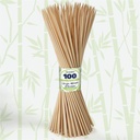 Bambus Splittstäbe 40 cm – Pflanzstäbe Rankhilfe für Garten & Topf