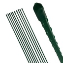 Pflanzstab Rankhilfe Stahl mit Kunststoff Ummantelung grün 90 cm