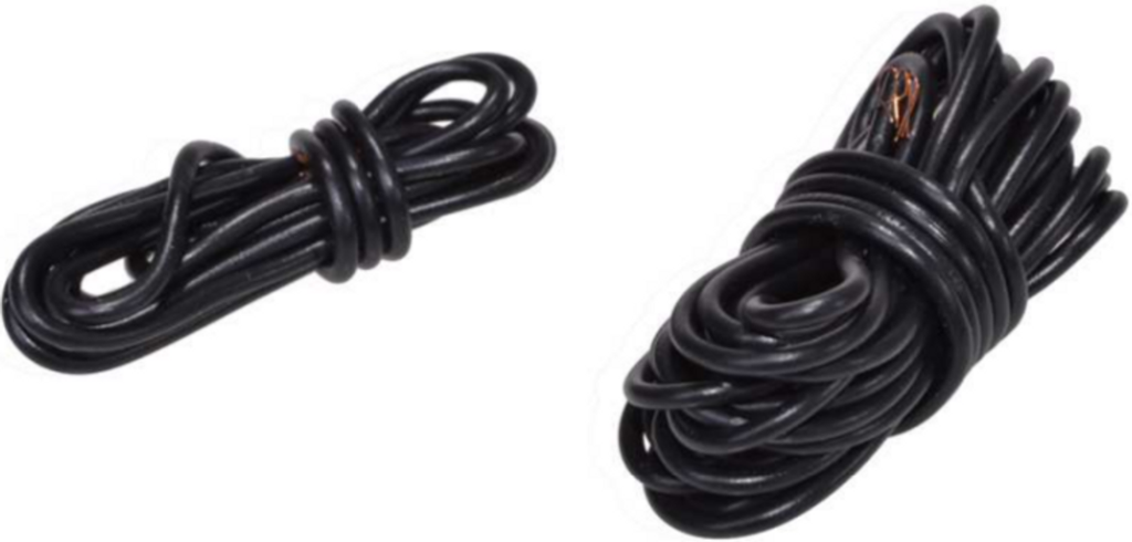 [1047] Fahrrad Beleuchtung Draht Leitung Licht Kabel Set vorne + hinten