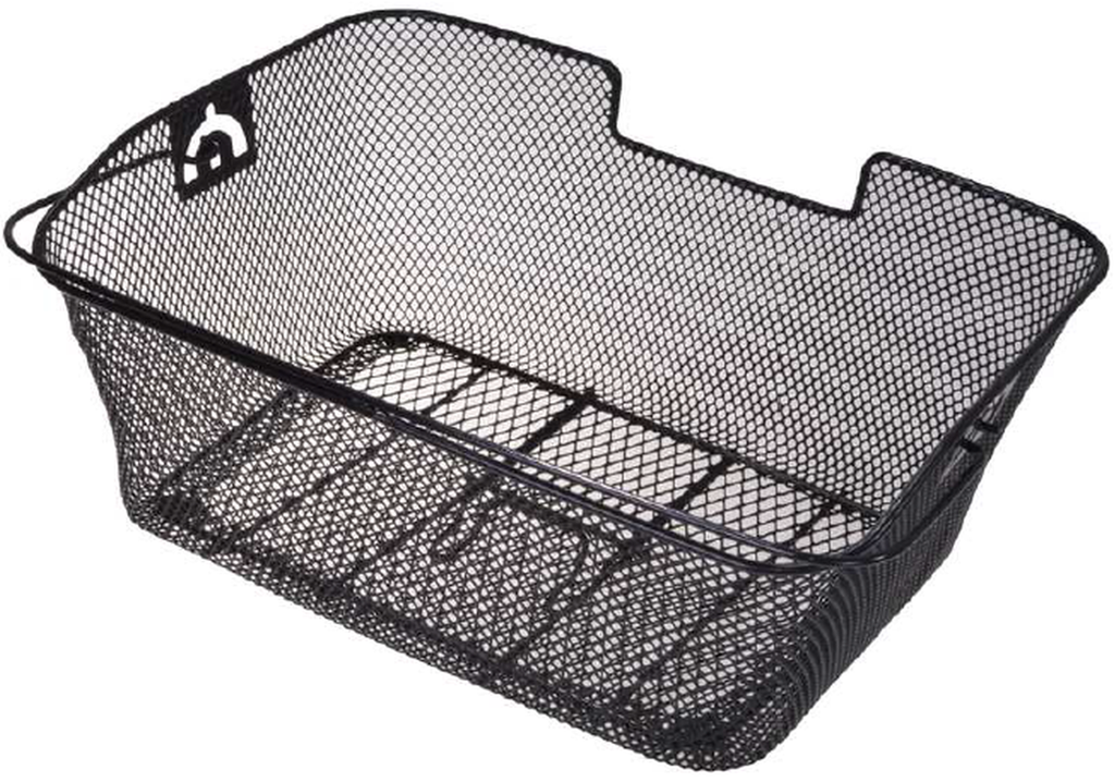 [1108] Fahrradkorb Gepäckträger hinten schwarz