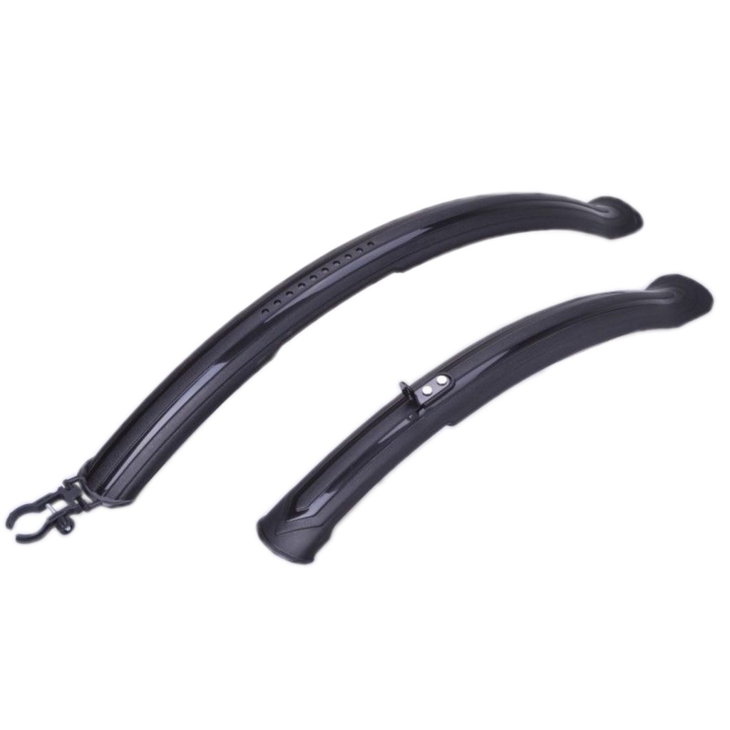 [1131] Fahrrad Schutzblech Set schwarz 24" 26"