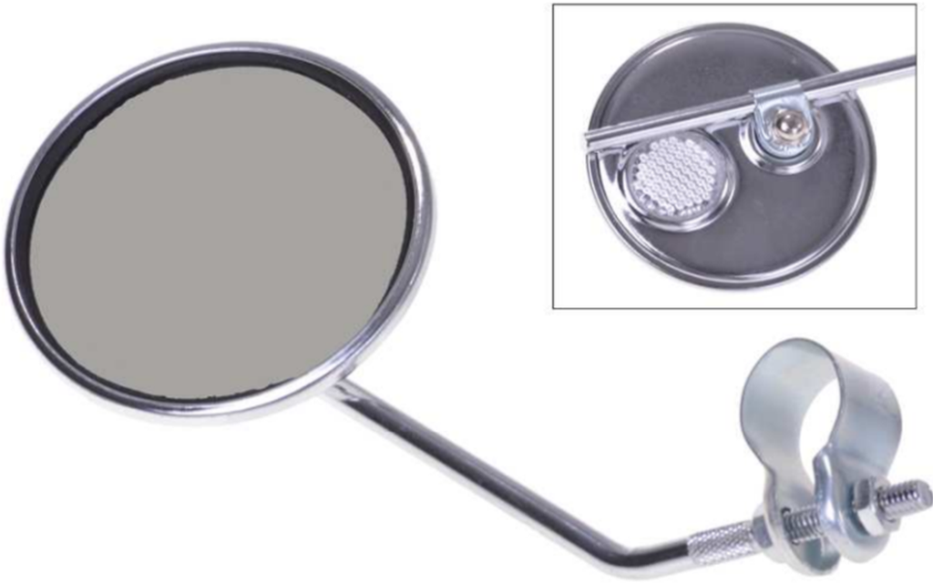 [1307] Chrom Fahrradspiegel Rückspiegel Lenkerspiegel Fahrrad