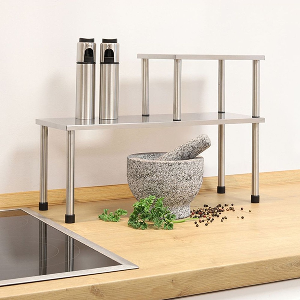 [1377] 2tlg. Designer Küchenregal – Modern und praktisch