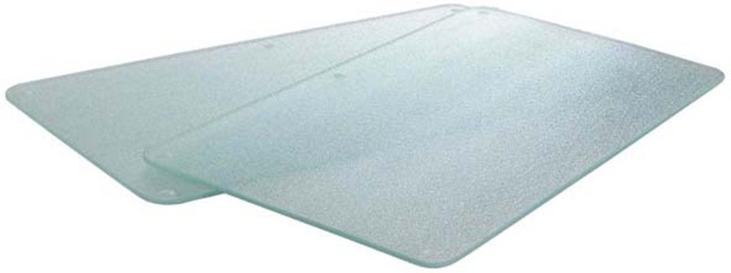 [1414] 2 Stück Abdeckplatte Glas Schneidebrett Herdabdeckung 52x30