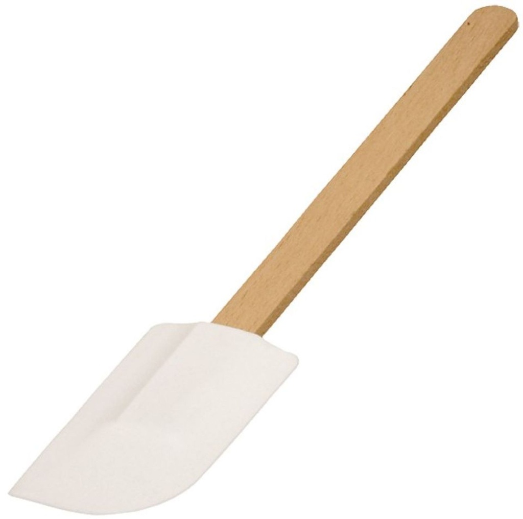 [1741] Teigschaber Teigkratzer breit 28x5cm aus Buche Holz