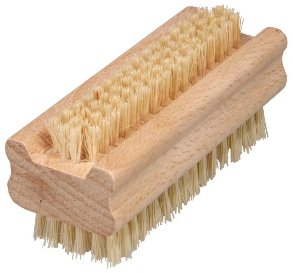 [1918] Holz Nagelbürste Fibre Borsten Buchenholz