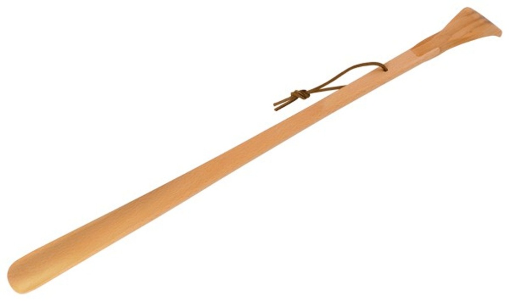 2 in 1 Schuhlöffel & Rückenkratzer Holz