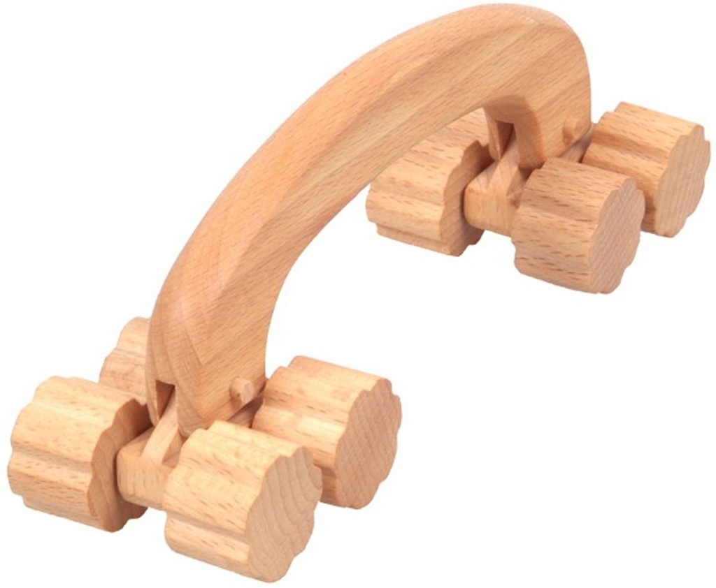 Massageroller Massage aus Holz "8 Räder"