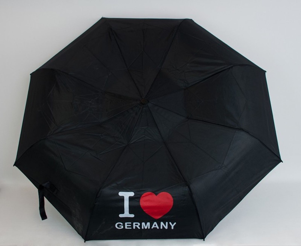 [2430] I LOVE GERMANY Teleskop- Taschenschirm Schirm Regenschirm #1