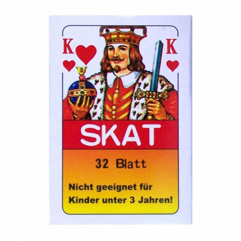 Skatkarten französisches Blatt 32 Spielkarten klassisches Kartenspiel