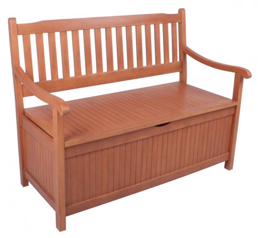 [2692] HARTHOLZ Gartenbank mit Staufach