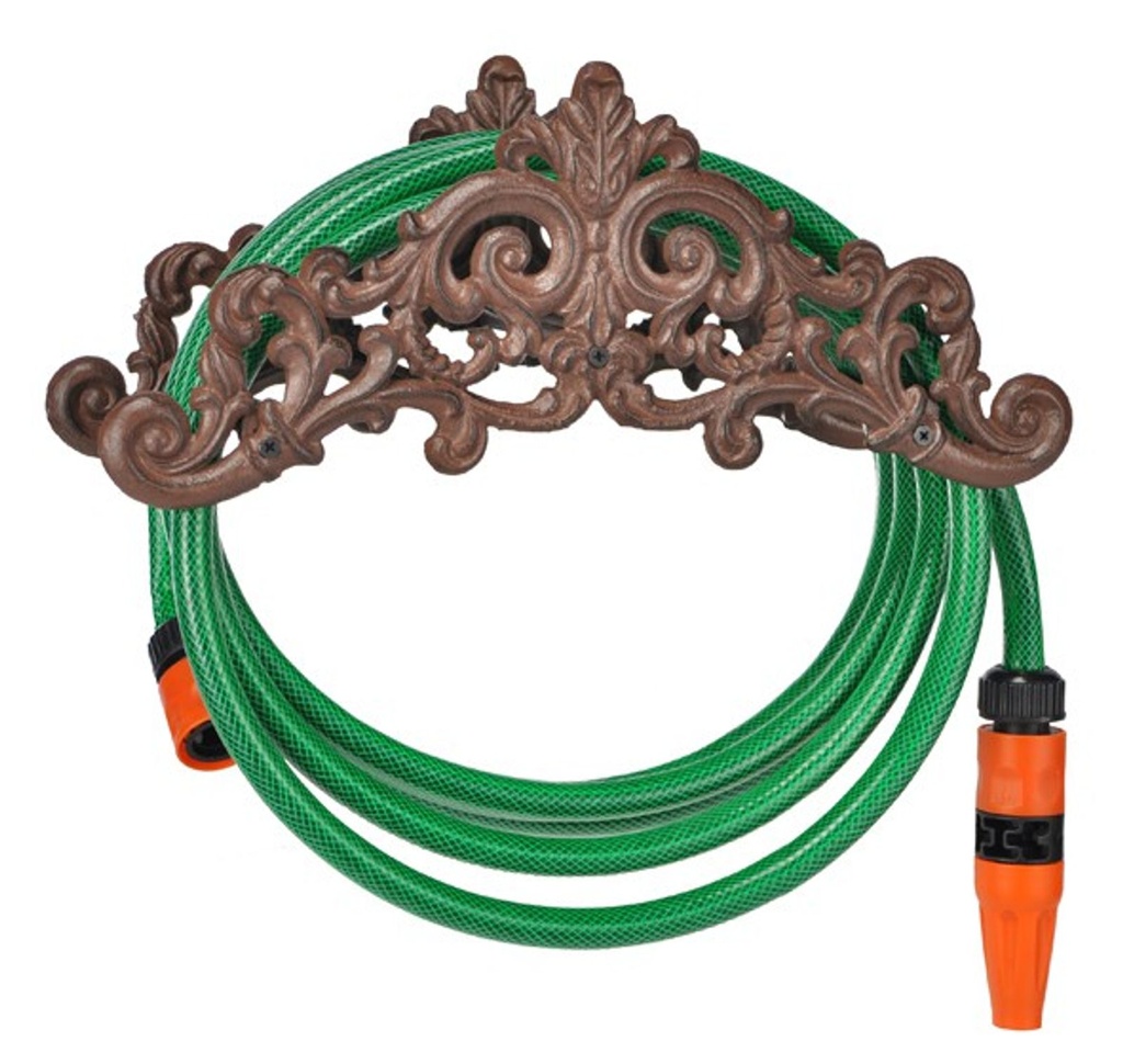 [2756] Gartenschlauchhalter aus Gusseisen Schlauchhalter Antik Design