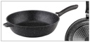 Aluguss Pfanne Ø28cm Induktion Granitoptik