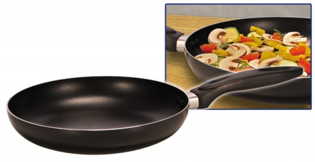 [3582] Aluminium Pfanne Bratpfanne Grillpfanne mit Antihaftbeschichtung 24cm