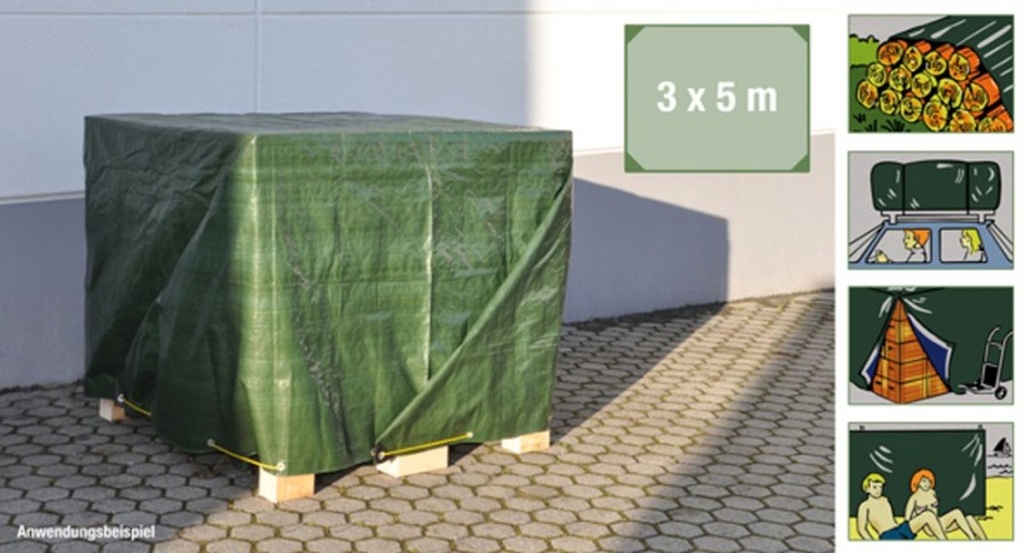 [3752] Gewebeplane Abdeckplane Schutzplane Garten Gewebe Plane