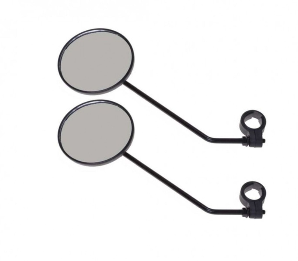 [3794] 2er Set Fahrradspiegel Rückspiegel Lenkerspiegel schwarz