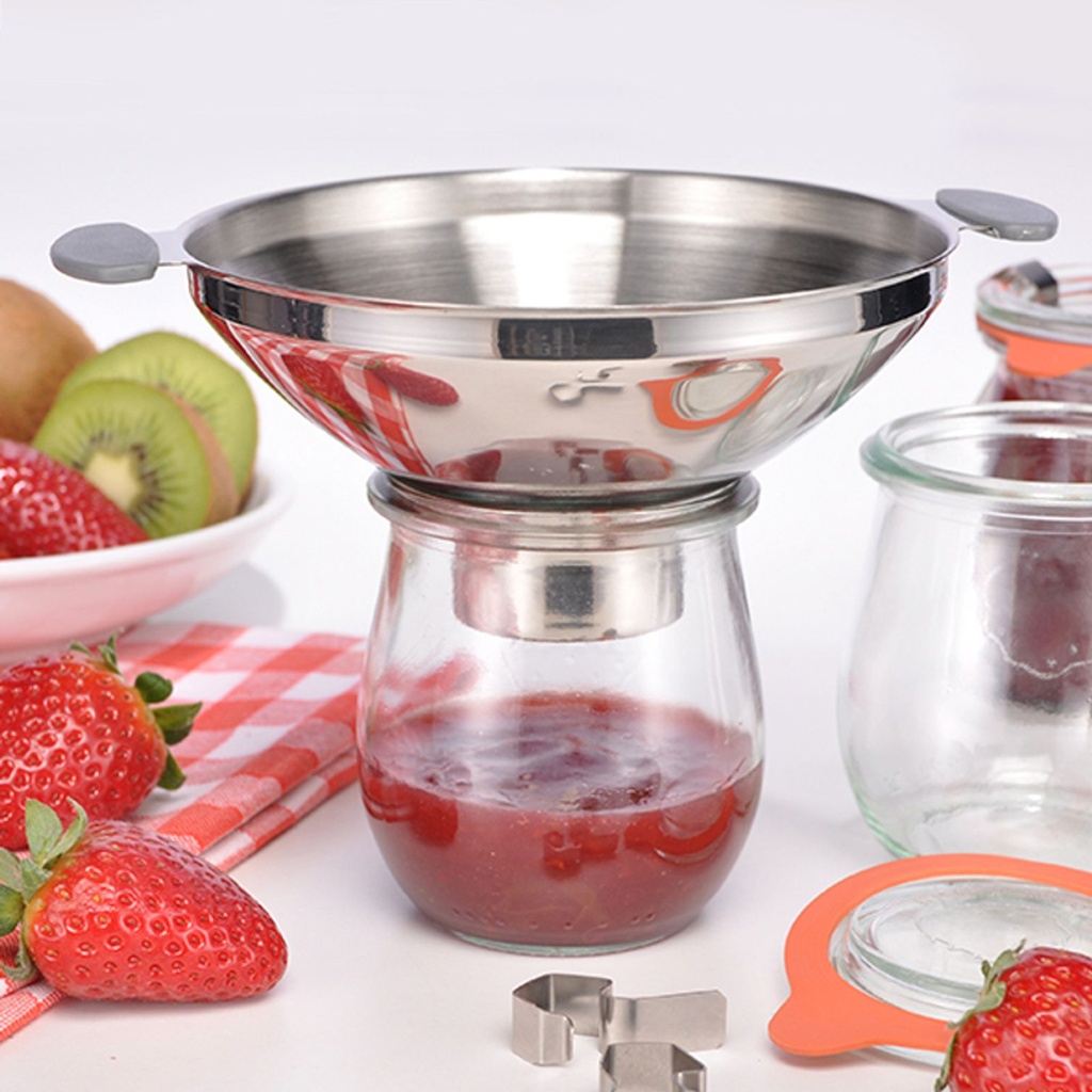 [7660] Edelstahl Trichter Einfüllhilfe Einmachtrichter