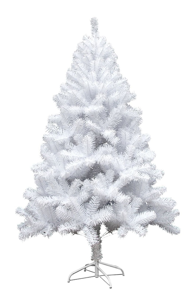 [8125] Weißer Weihnachtsbaum 90 cm künstlicher Tannenbaum 100 Spitzen