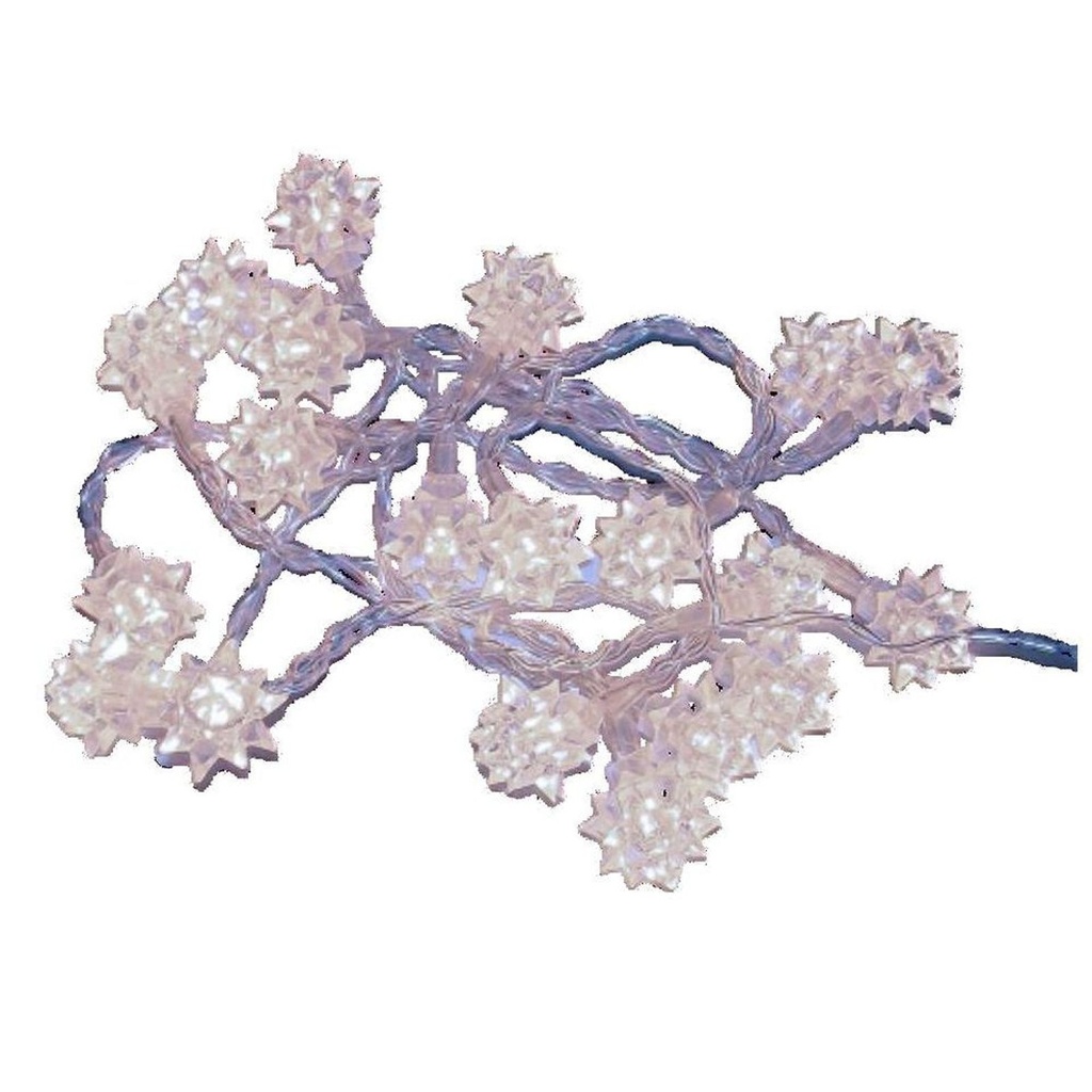 [8509] 20 LED Lichterkette Sternenkette Weihnachten mit Sternen