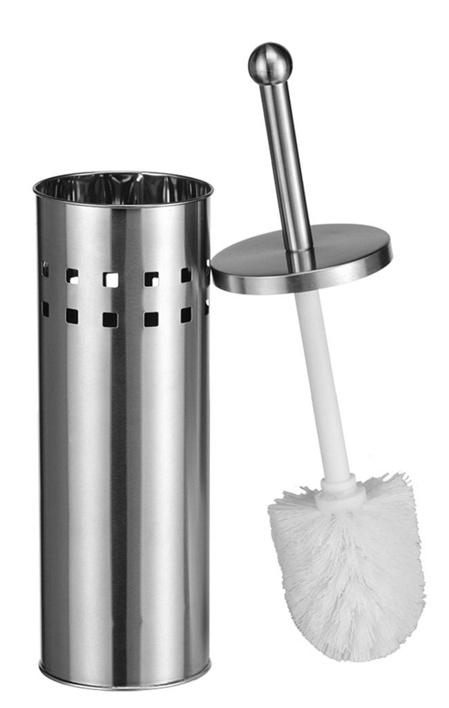 [8792] Edelstahl WC-Garnitur Toilettenbürste