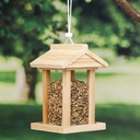 Vogelfutterhaus Holz Futterspender