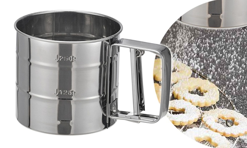 Edelstahl Mehlsieb Einhandsieb