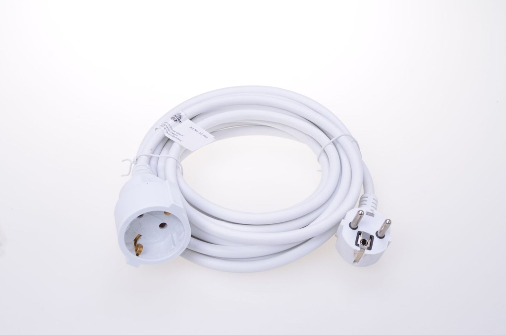 [9726] Verlängerungskabel 5 m Weiß