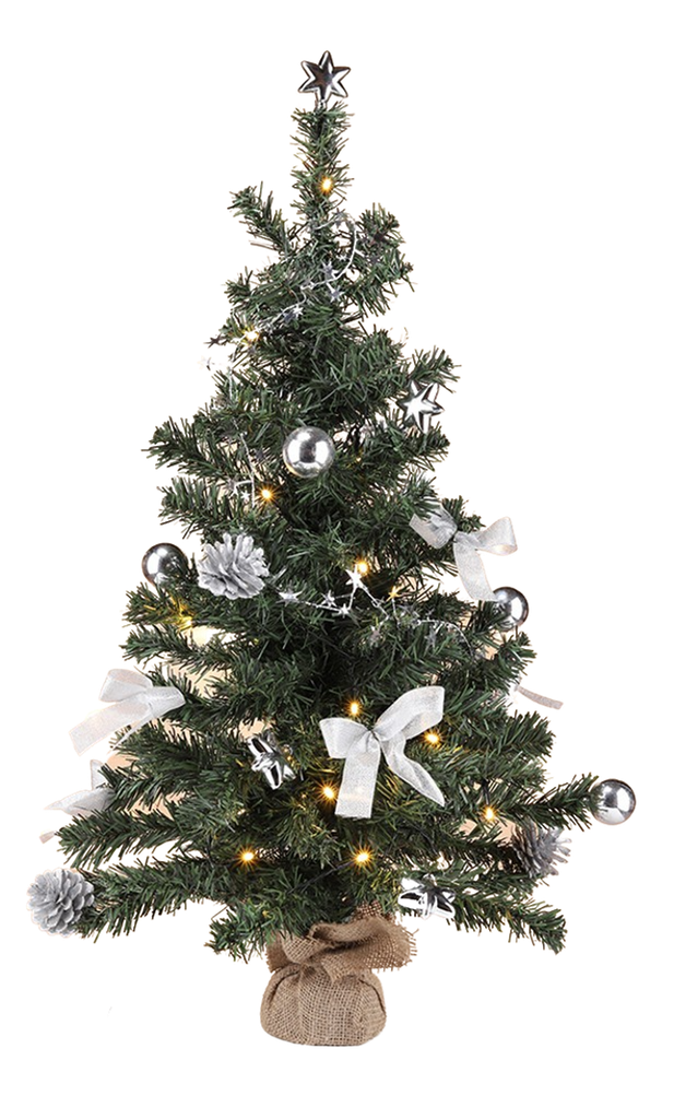 [10066] 20 LED Weihnachtsbaum Christbaum Tannenbaum Baum geschmückt 75 cm