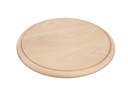 Schinkenteller Holzbrett Schneidebrett Servierteller Holz Ø25 cm