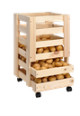 Holz Vorratskiste für Obst & Kartoffeln