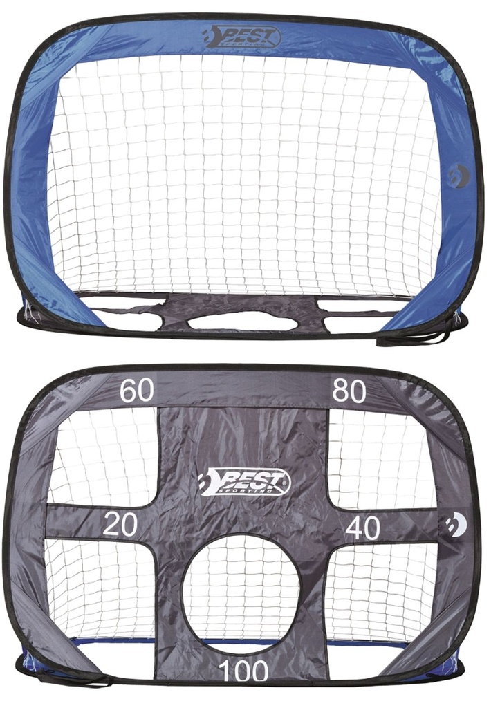 [12013] Best Sporting 2 in 1 Pop up Tor Fußballtor mit Tragetasche