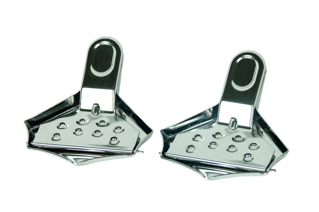 2 Edelstahl Zitronenpressen Set