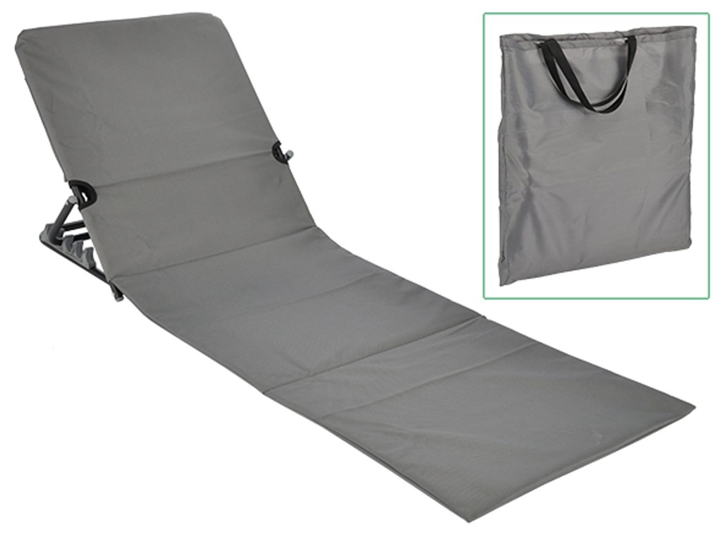 [12619] Strandliege Klappliege Strandmatte Garten Strand Liege Matte Klappbar