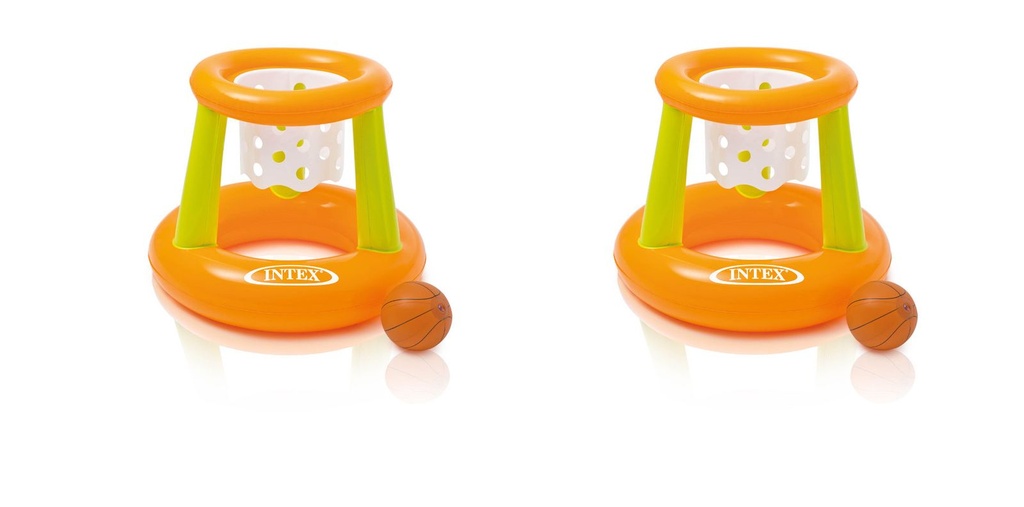 [12705] 2x Intex Basketballspiel Badespiel Basketball Pool Spiel aufblasbar