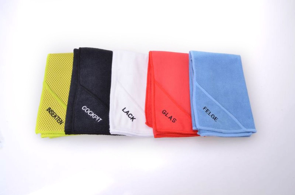 [12728] 5-tlg. Microfasertücher Auto KFZ