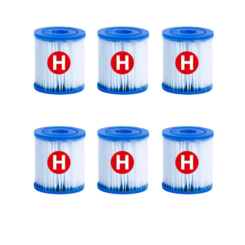 [12739] INTEX Kartusche Filterpumpe Filter Easy-Set-Pool H 6er Set