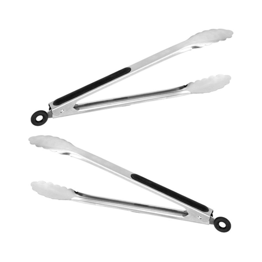 2er Grillzange & Grillwender Set