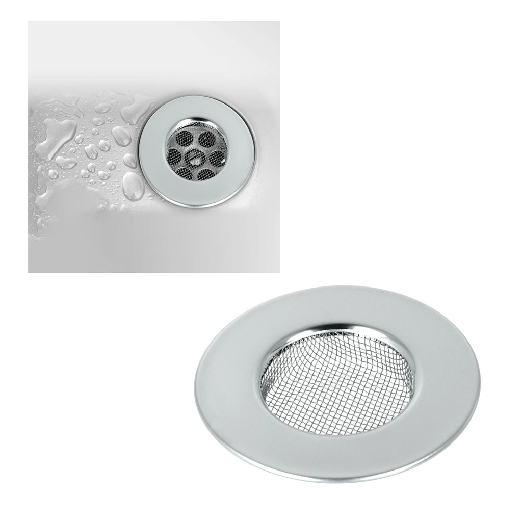 [12930] Edelstahl Haarsieb 7,5cm Abflussfilter