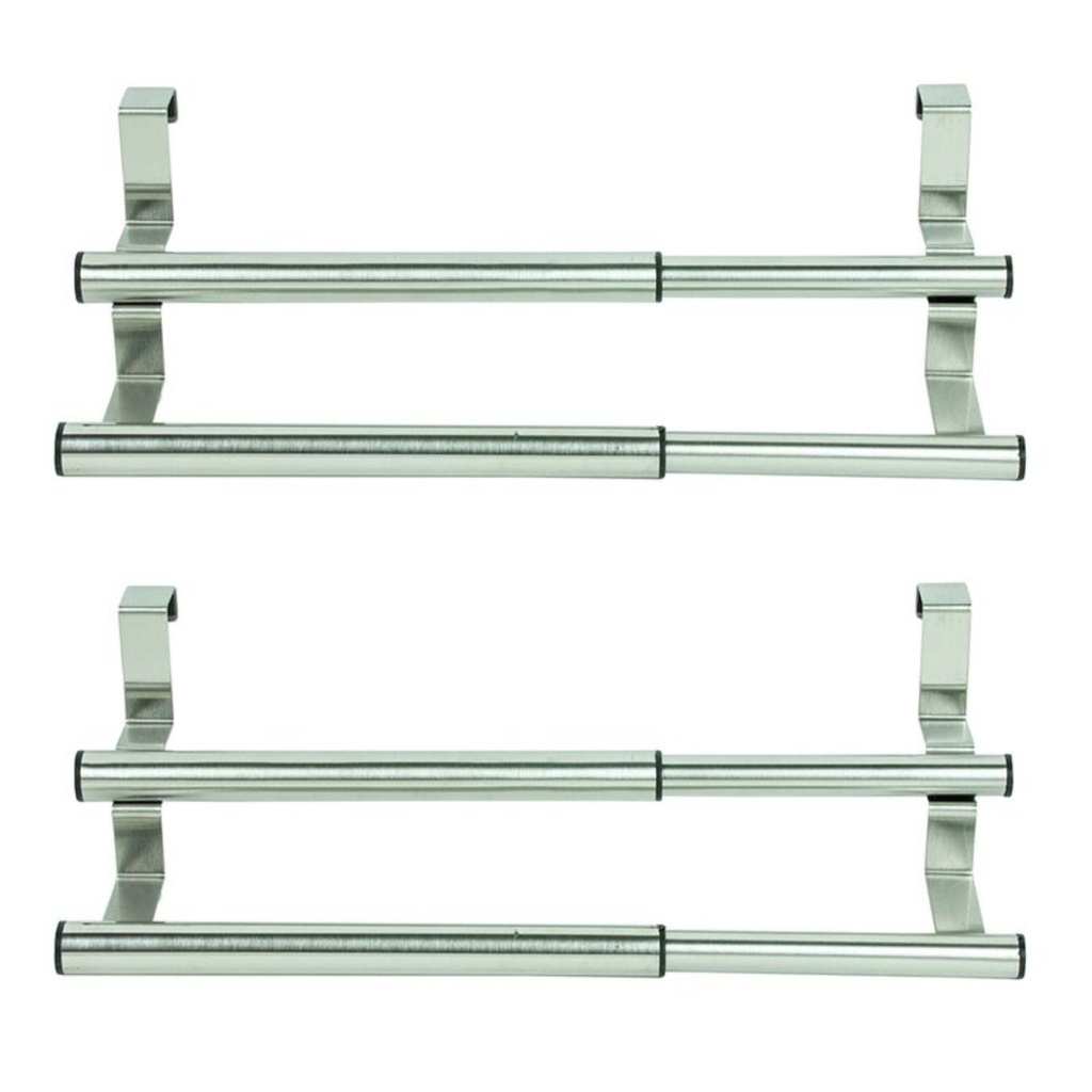 [12979] 2er Tür Handtuchhalter ausziehbar