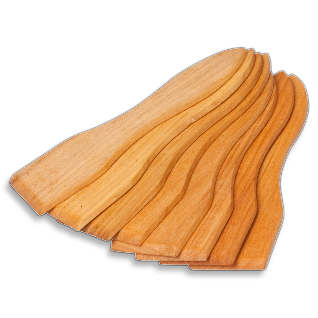 [13048] 8x Raclette Schaber geölt