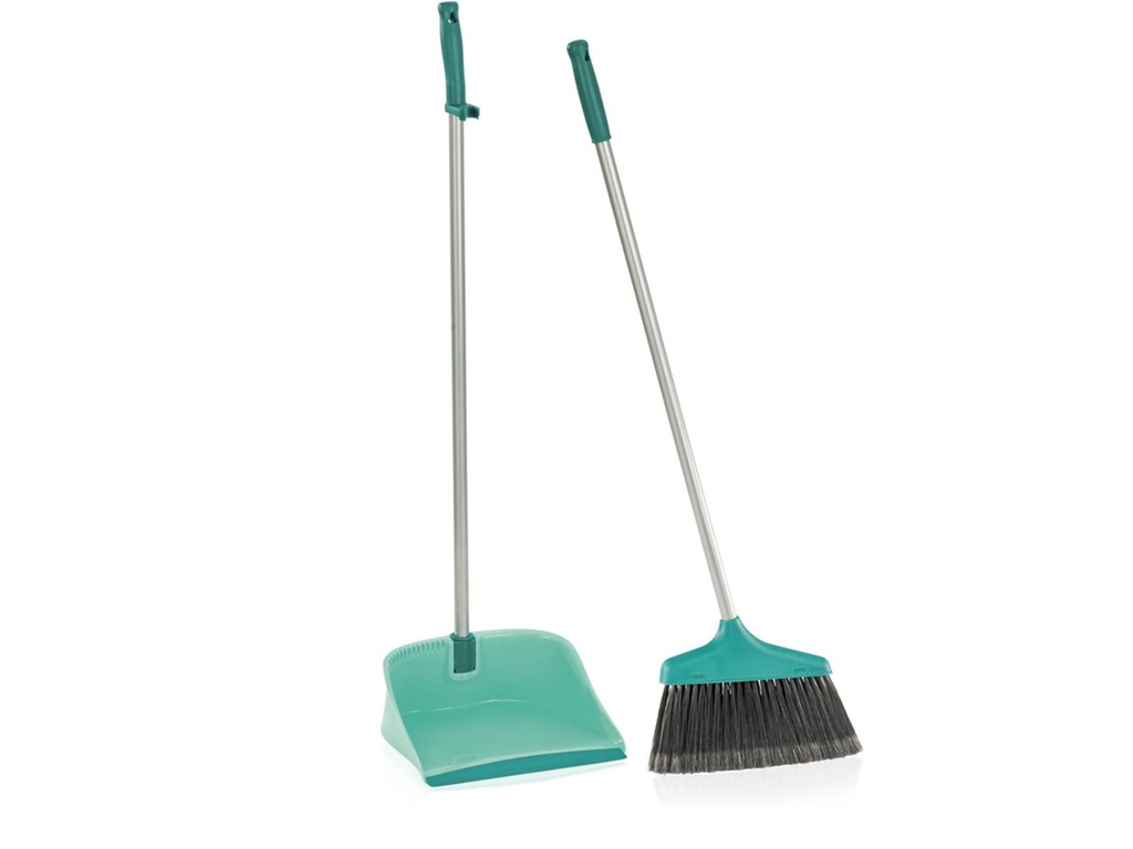 [13720] LEIFHEIT Kehrset Kehrganitur Kehrschaufel Schaufel Besen langer Stiel