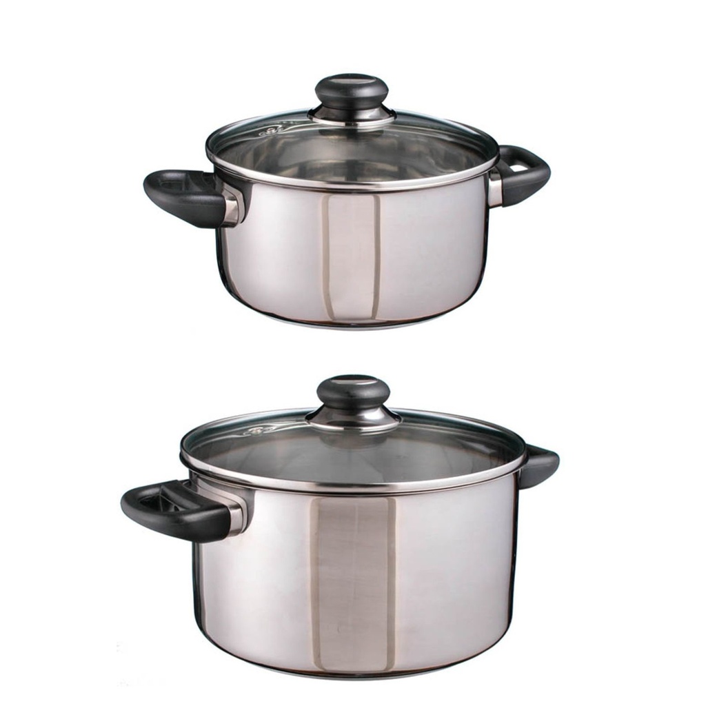 [14240] Edelstahl Kochtopf "Sylt" Set